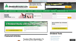 Desktop Screenshot of dividendinvestor.com