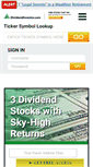 Mobile Screenshot of dividendinvestor.com
